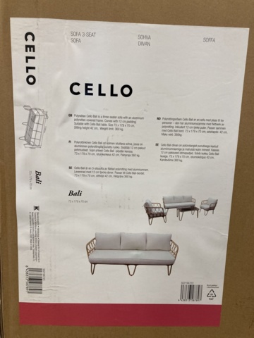 926354-2 Sofa Cello Bali