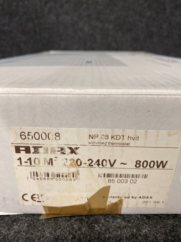 929802-3 Adax NEO Element NP 08 KDT (white)