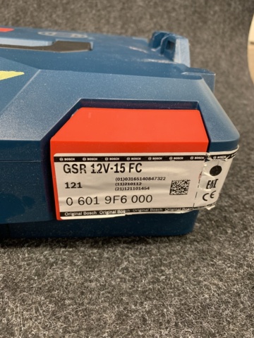 919434-4 Screwdriver Bosch GSR 12V-15 FC - not complete