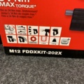 929869-3 Screwdriver Milwaukee M12 FDDXKIT-202X