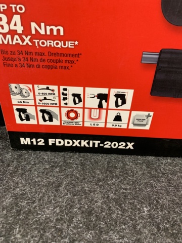 929869-3 Screwdriver Milwaukee M12 FDDXKIT-202X