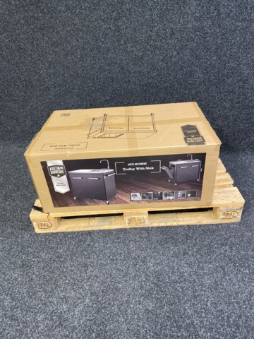 929741-2 Stainless Steel Side Table Austin and Barbeque AABQ Trolley With Sink