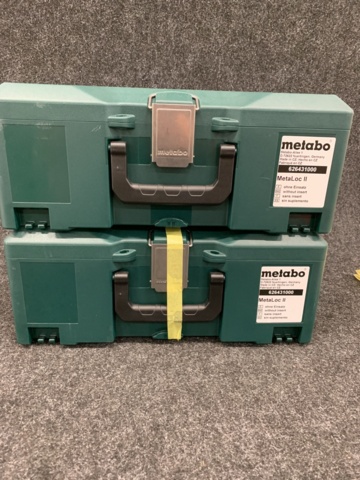 929928-1 2 tool boxes Metabo Metaloc II