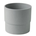 929402-1 Ikea plastic pots, grey, 20 pieces