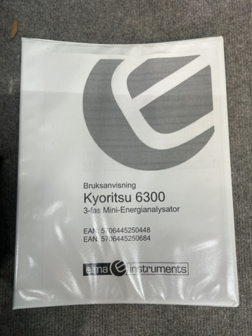 922718-2 Energy analyzer Kyoritsu 6300
