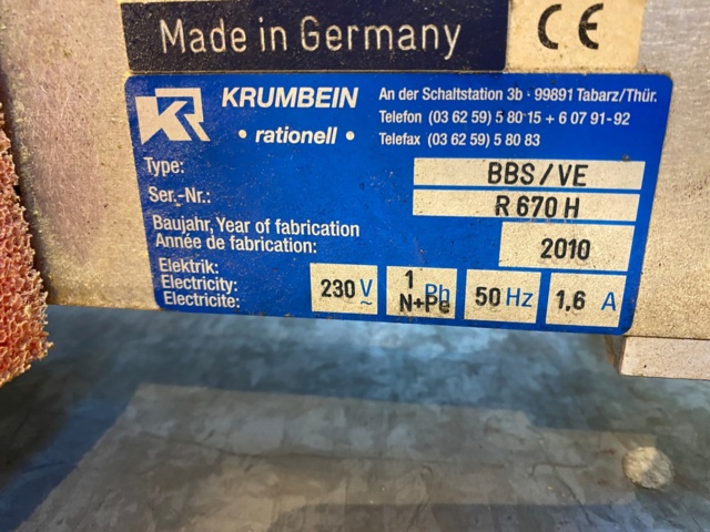 929520-10 Baguette cutter BBS/VE Year model 2010