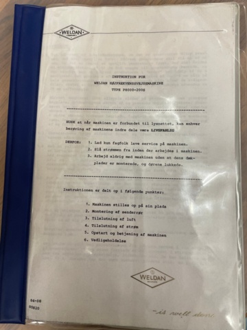 906880-14 Plastic welder for PVC - Weldan P8000-200S-PA (1984)