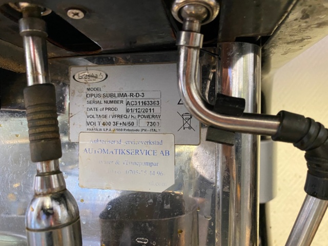 834016-4 Espresso/Coffee machine OPUS Sublima RD-3