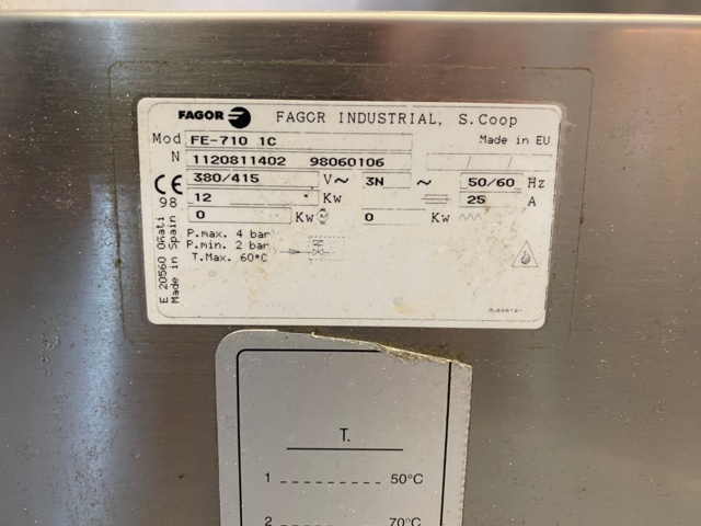 834019-3 Deep fryer Fagor FE-710
