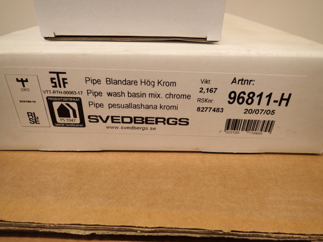 861850-15 Washbasin with mixer Svedbergs