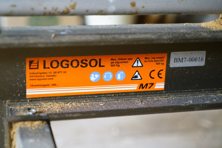 927486-7 Sågverk Logosol med tillbehör