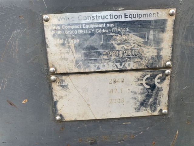 931562-13 Crawler excavator Volvo EC25 -2006 (6541 h)