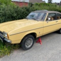 906888-1 Ford Capri 2.3 V6 Ghia Automatic, 108hp, 1975 (complete repair item, only 5,304 miles)