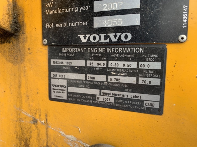 931575-20 Wheel loader Volvo L60F (12092 h) -2007