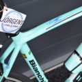 930348-3 Signed Bianchi bike by double Olympic medalist Nils van der Poel