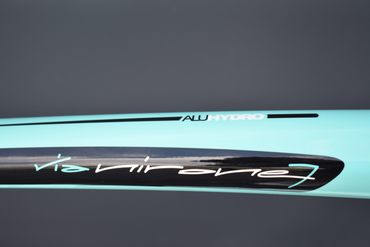 930348-9 Signed Bianchi bike by double Olympic medalist Nils van der Poel