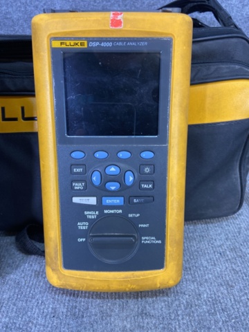 922779-3 Fluke Networks DSP-4000 Signal Tester - Updated with more images