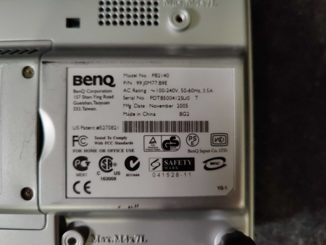 925636-4 Projector Benq PB2140