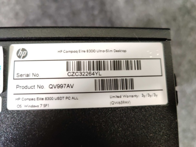 933378-5 Desktop computer HP Elite 8300