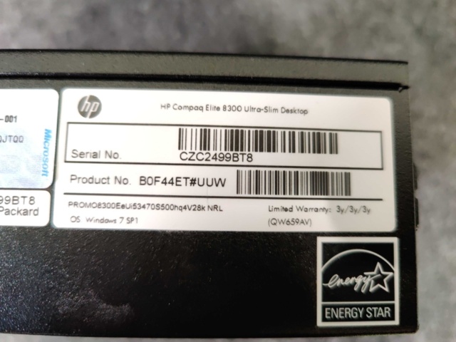 933380-5 Desktop computer HP Elite 8300 Ultra-slim