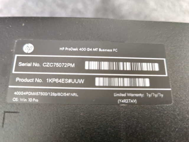 933383-5 Desktop computer HP ProDesk 400 G4