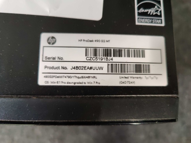 933386-4 Desktop computer HP ProDesk 490 G2