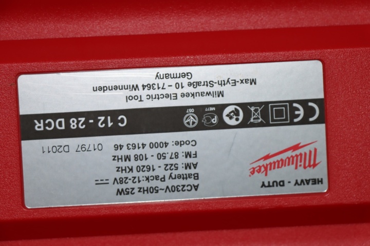 788436-3 Work radio Milwaukee C12 - 28DCR