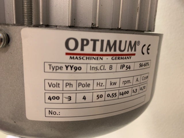 931625-6 Pillar drill Optimum Optidrill B25