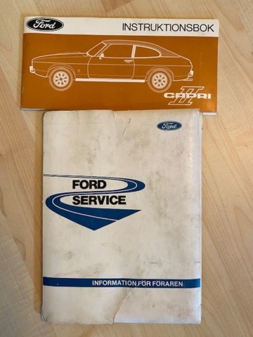 906888-35 Ford Capri 2.3 V6 Ghia Automatic, 108hp, 1975 (complete repair item, only 5,304 miles)