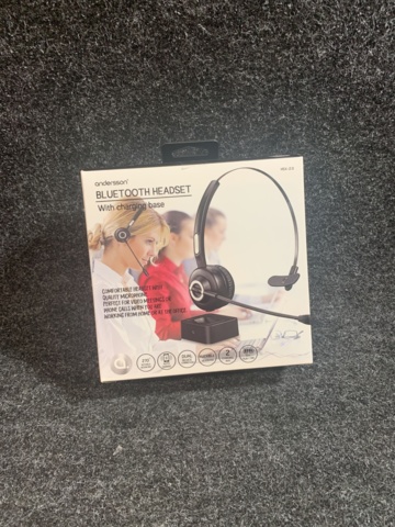 932154-2 Bluetooth headset with charging station Andersson HSX 2.0