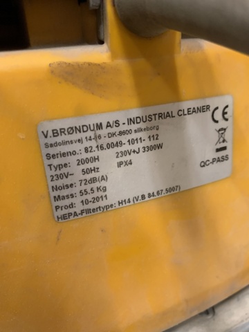 931711-5 Tile vacuum cleaner Ronda 2000, 3 pieces