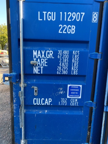 931764-2 Container 20 feet incl. content
