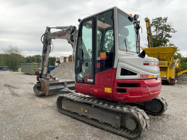 906891-4 6 ton mini excavator, Takeuchi TB260, 2017
