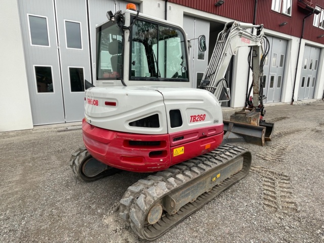 906891-2 6 ton mini excavator, Takeuchi TB260, 2017