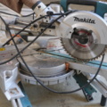 933695-4 Miter saw Makita LS0815FL with bench