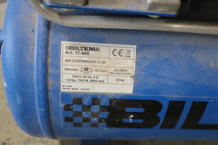 933698-4 Compressor, Biltema 8 bar