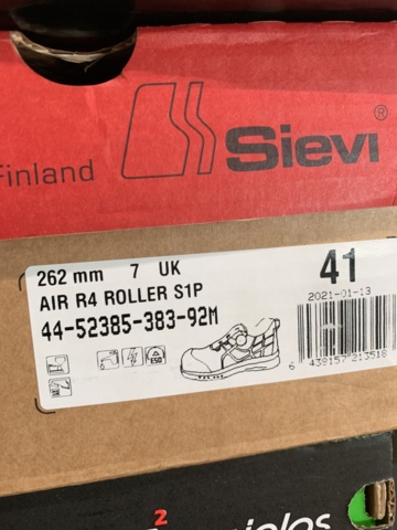 934270-2 Safety shoe Sievi Air R4 Roller S1P - Size 41
