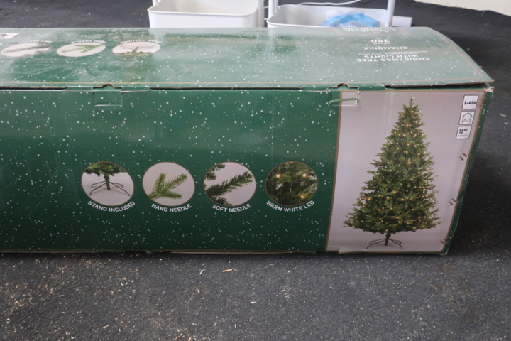 933735-3 Julgran - plastgran med belysning