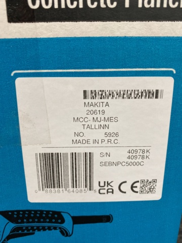 934968-3 Concrete grinder Makita NPC5000C