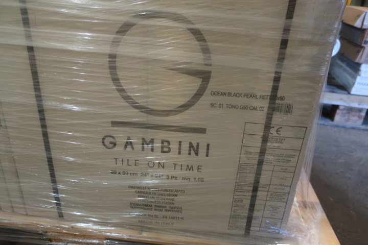 933751-4 Granite ceramics, Gambini Ocean Black Pearl, approx. 25 square meters