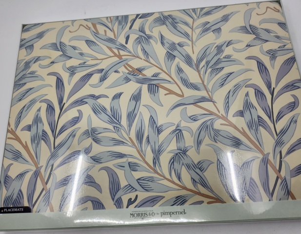 926535-5 8 pcs Morris & Co Willow Bough Blue Tray 30x40 cm - Shipping included
