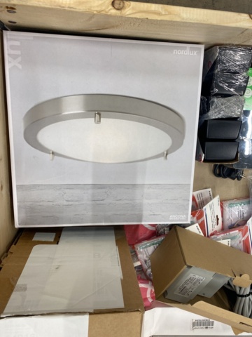 935584-7 Electrical and lighting items etc. Lux, Hidealite, Elko etc