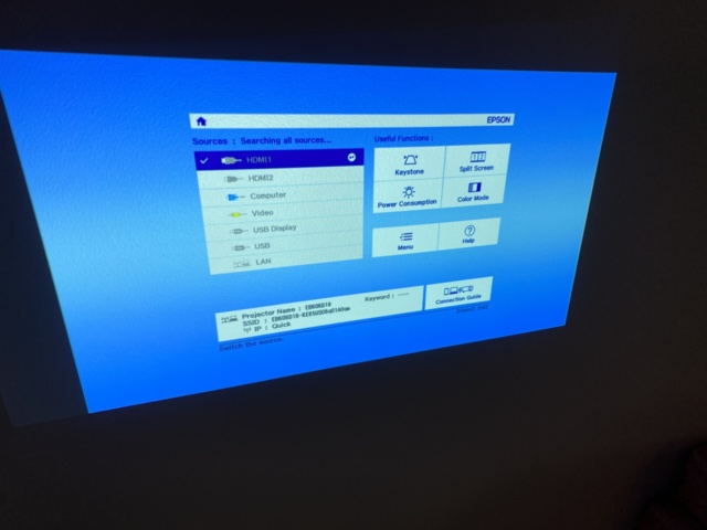 921147-10 Projector, Epson, mod: EH-TW610