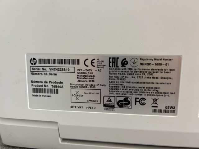 922837-7 Skrivare, HP, Color Laser Jet Pro M254dw