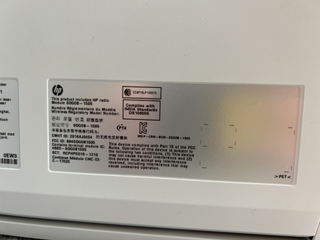 922837-8 Skrivare, HP, Color Laser Jet Pro M254dw