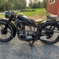810425-7 Veteranmotorcykel med sidovagn BMW R35 -1948 (rep.objekt)