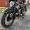 810425-8 Veteranmotorcykel med sidovagn BMW R35 -1948 (rep.objekt)