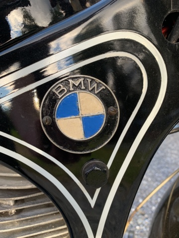 810425-14 Veteranmotorcykel med sidovagn BMW R35 -1948 (rep.objekt)