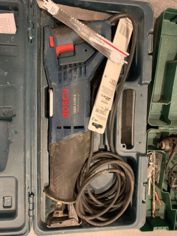 935951-2 Bosch electric hand tools with drawers, 4 pieces