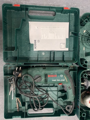 935951-4 Bosch electric hand tools with drawers, 4 pieces